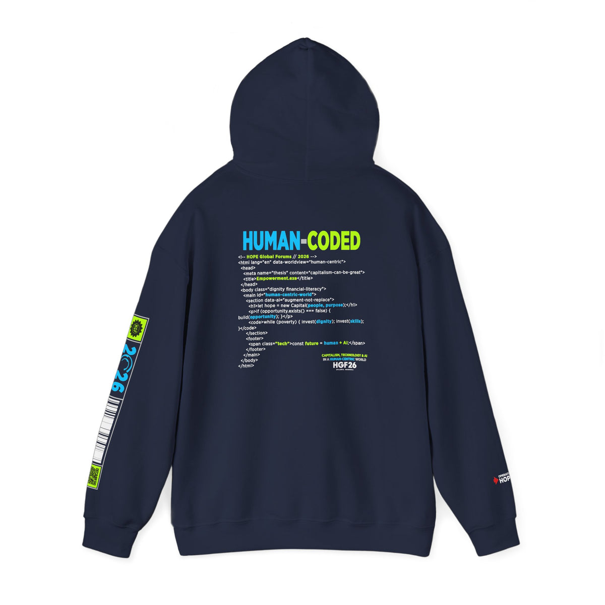 Human-Coded Technology  Hoodie