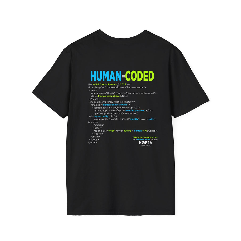 Human-Coded Unisex Softstyle T-Shirt