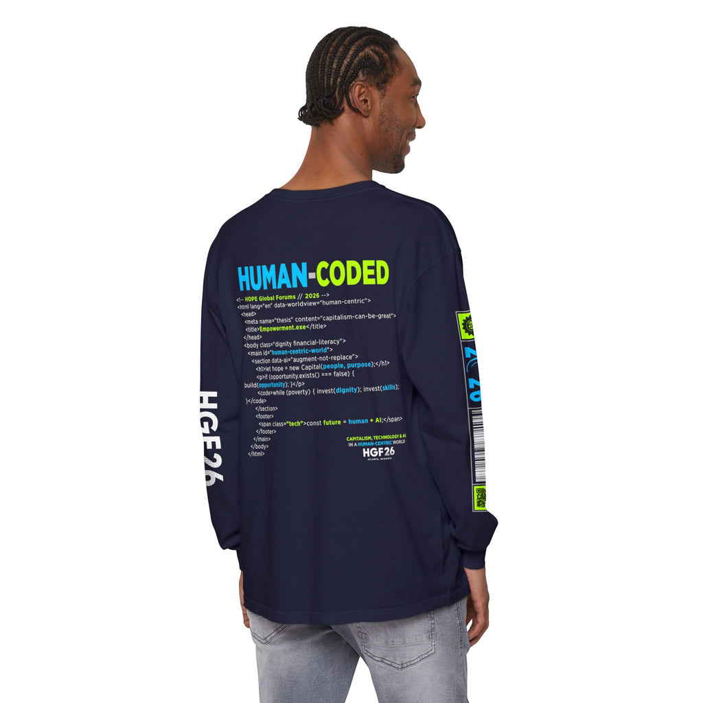 Human-Coded Long Sleeve T-Shirt