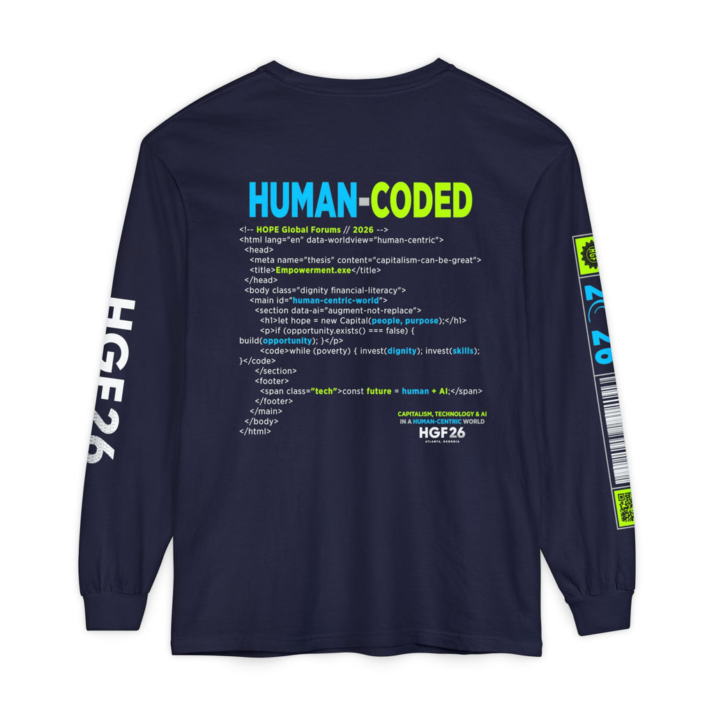 Human-Coded Long Sleeve T-Shirt