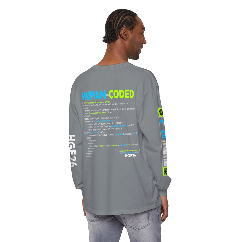 Human-Coded Long Sleeve T-Shirt