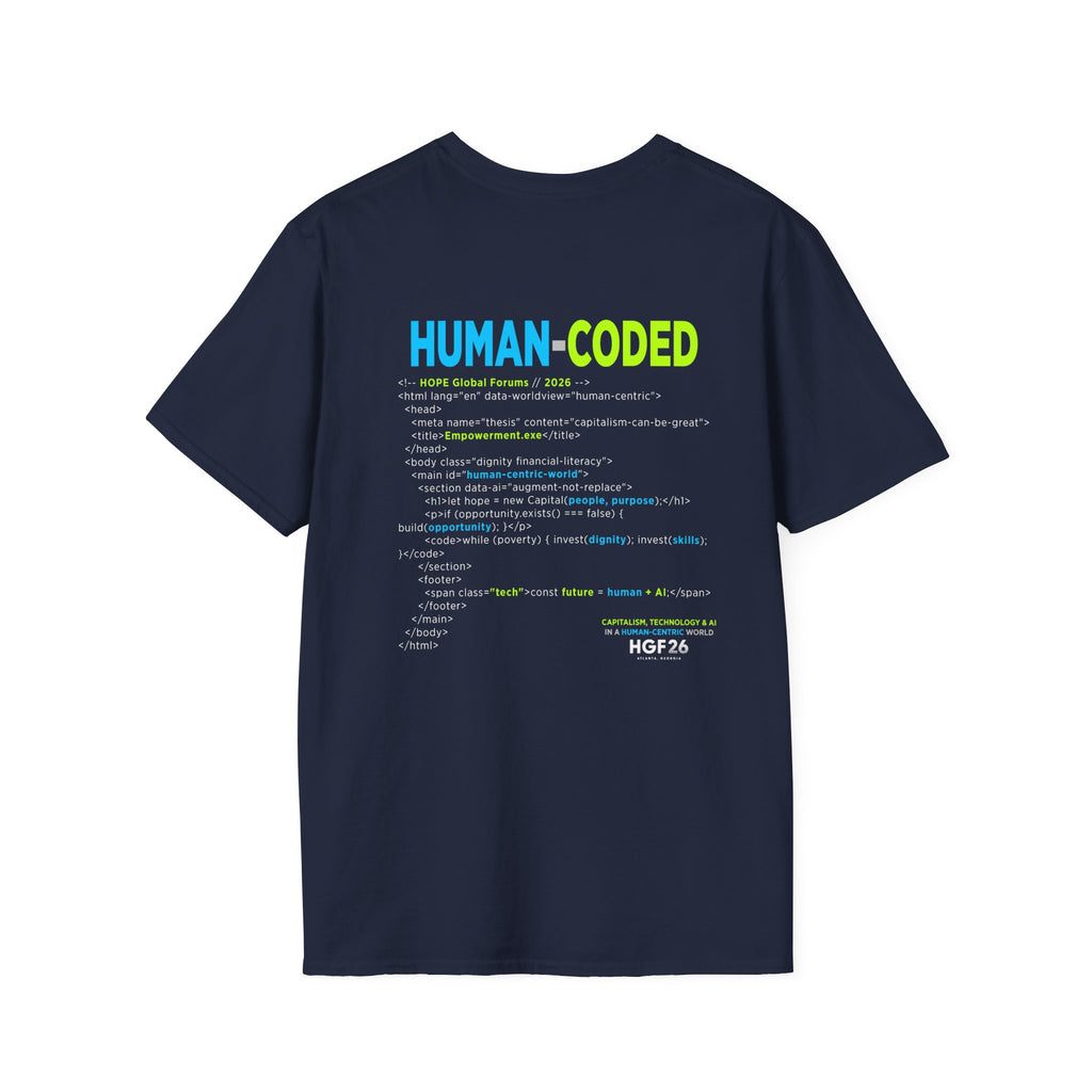 Human-Coded Unisex Softstyle T-Shirt