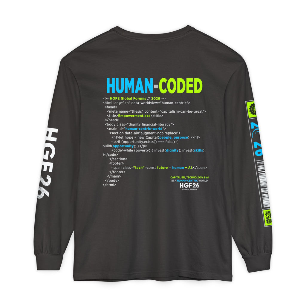 Human-Coded Long Sleeve T-Shirt