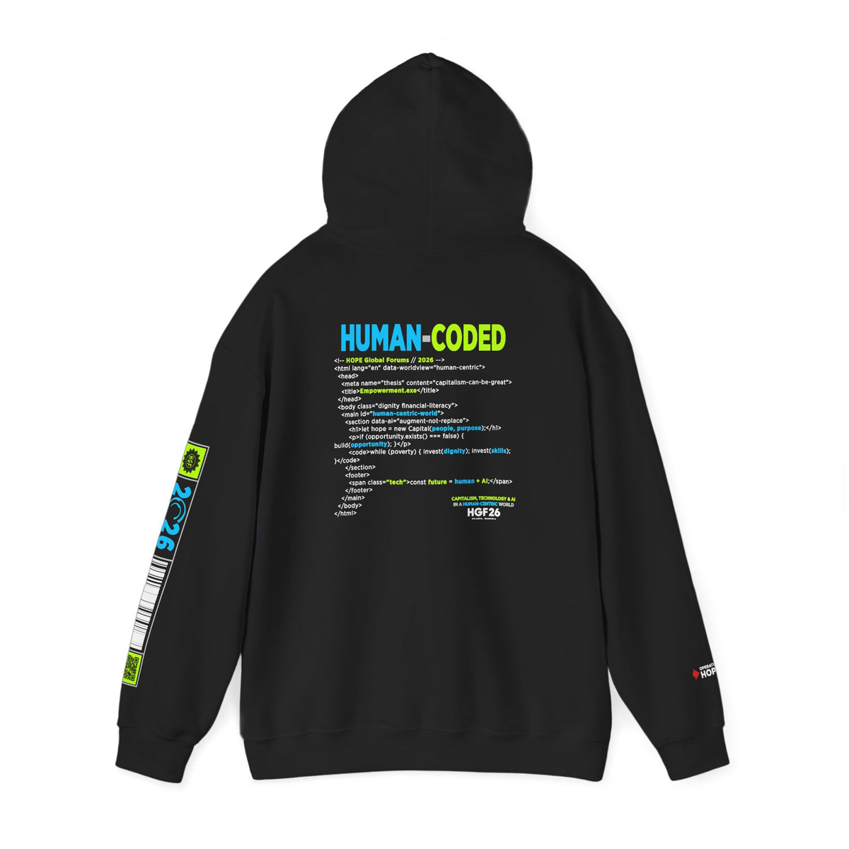 Human-Coded Technology  Hoodie