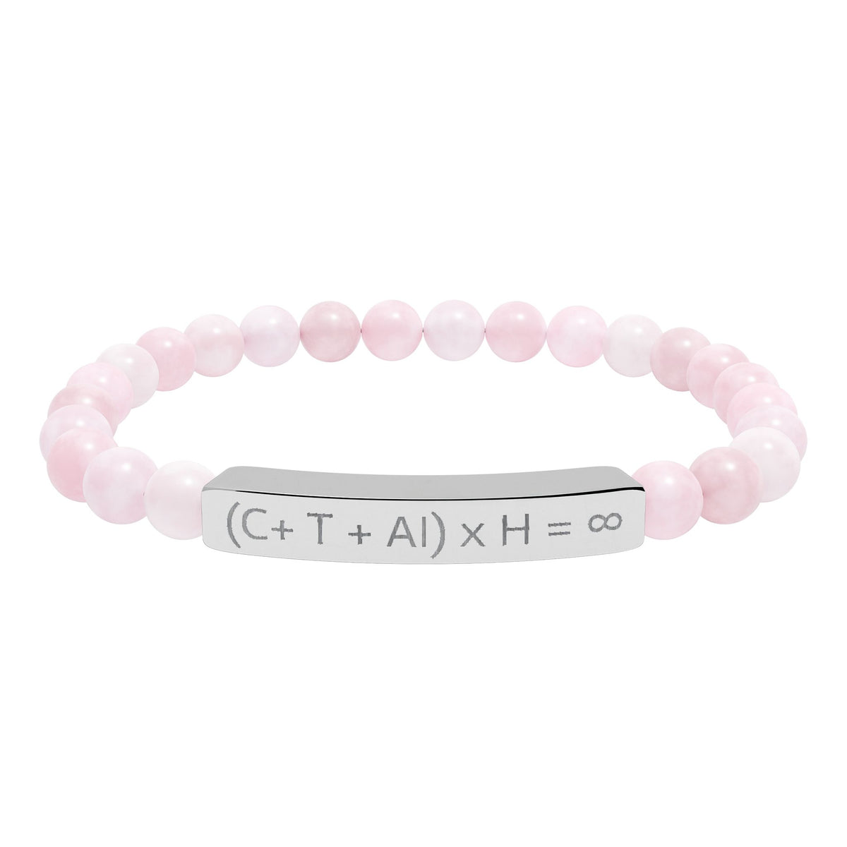 HGF 2026 Equation Natural Stone Stretch Bar Bracelet (Engraving)