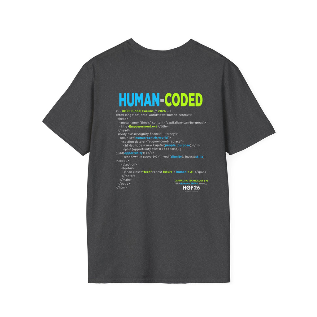 Human-Coded Unisex Softstyle T-Shirt