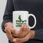 Green Sock Day White Glossy Mug